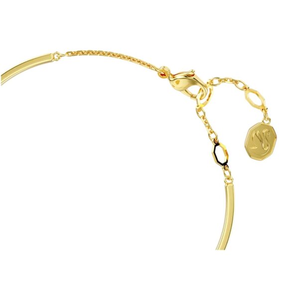 Swarovski Idyllia Bangle, Heart, Pink, Gold-Tone Plated - Picture 5 of 6